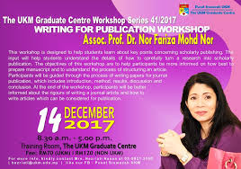 Bangi, pusat pengajian siswazah, universiti kebangsaan malaysia. Ukm Malaysia On Twitter Pusat Siswazah Ukm Akan Menganjurkan Bengkel Pusat Siswazah Ukm Siri 41 2017 Writing For Publication Workshop Yang Akan Disampaikan Oleh Prof Madya Dr Nor Fariza Mohd Nor Dari Pusat