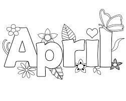 Signup to get the inside scoop from our monthly newsletters. April Coloring Pages Free Coloring Pages Free Kids Coloring Pages Coloring Pages