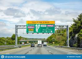Road Signs On The Highway. Pennsylvania US Editorial Image - Image ...