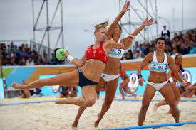 Norway has long fought against the dress code in women's beach handball. Psasmthmjmtoum