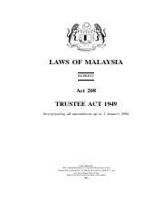 This act was converted into an act act on 10 november 1999 (see interpretation act 1957 s 65). Act 532 Public Trust Corporation Act 1995 Cetakan Semula 2013 Public Trust Corporation Laws Of Malaysia Reprint Act 532 Public Trust Course Hero