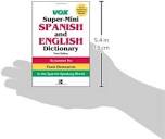 Amazon.com: Vox Super-Mini Spanish and English Dictionary, 3rd ...