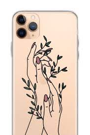 Minimal Line Art Clear Phone Case For Iphone 13 12 11 Pro Max Etsy Phone Cover Design Menu Cover Design Iphone Cases