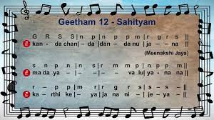 Geetham 12 Meenakshi Jaya Kaamakshi In 2021 Omkara Learning Singing