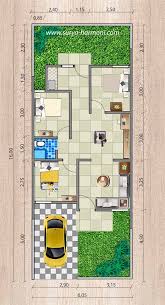 Denah rumah minimalis tipe 100 dengan 4 kamar tidur 1 lantai. Type 60 Victory Surya Harmoni