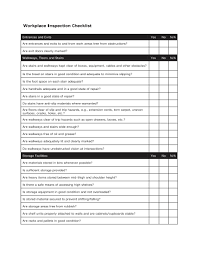 Your workplace is filled with hazards that can be reduced from maintaining a daily checklist. 10 Workplace Inspection Checklist Examples Pdf Word Examples