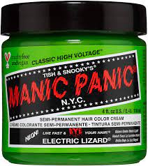 Manic panic hair dye green. Manic Panic Haartonung Electric Lizard Amazon De Beauty