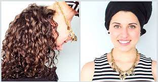 Said act of putting hair up; How To Plop Curly Hair A Curly Girl S Guide Naturallycurly Com