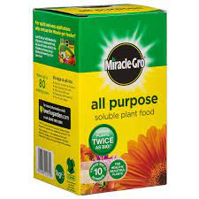 Personally, i think that if you already have a nice potting mix or seed starting mix, the miracle grow would not be necessary. Miracle Gro All Purpose Soluble Plant Food Sherries Estates