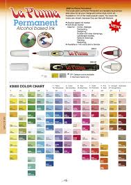 Le Plume Markers Color Chart Bedowntowndaytona Com