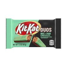 Mint candy contains traces of mint essential oil, which is considered poisonous for cats. Kit Kat Duo Dark Chocolate Mint Chocolate Bar 1 5oz Target