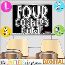 The object of the game is for players to choose corners of the room and not get caught by the designated it player until they are the last remaining participant. 4 Corner Questions Worksheets Teaching Resources Tpt