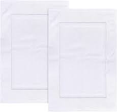 Raising any floor a small distance is just a matter of making the subfloor thicker. Amazon Com Utopia Towels Cotton Banded Bath Mats White Not A Bathroom Rug 21 X 34 Inches 100 Ring Spun Cotton Highly Absorbent And Machine Washable Shower Bathroom Floor Mat Pack Of
