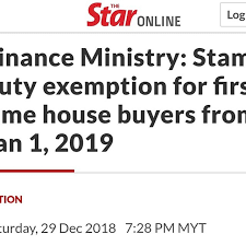 Pengecualian duti setem di atas adalah bertujuan untuk terus menggalakkan pembelian rumah pertama oleh rakyat malaysia, meningkatkan pembelian unit rumah yang tidak terjual daripada pemaju, serta merancakkan pasaran harta tanah. Lubukhartanah Instagram Posts Gramho Com