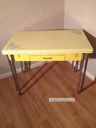 retro kitchen expansion table w drawer