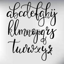 Handwritten Brush Style Modern Calligraphy Cursive Font With Flourishes Calligraphy Alphabet Cute Lettering Fonts Hand Lettering Alphabet Lettering Alphabet