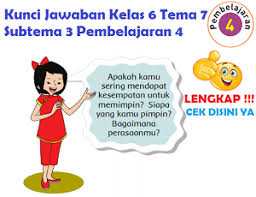 Lengkap Kunci Jawaban Kelas 6 Tema 7 Subtema 3 Pembelajaran 4 Kunci Jawaban Tematik Lengkap Terbaru Simplenews