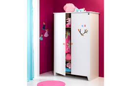 Des produits fabriqués en france, à la fois pratiques et esthétiques. Armoire Bebe Enfant 2 Portes Mobilier Blanc Chambre Fille
