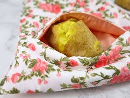 An 18″ square can go as much as 3 minutes. Easy Microwave Potato Bag Instructions Perfect Baked Potatoes In Minutes Hello Sewing