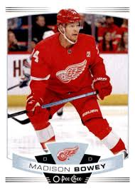Bowey has an assist in two games this season. 2019 20 O Pee Chee 278 Madison Bowey Detroit Red Wings Nhl Hockey Trading Card Sports Outdoors Insert Singles