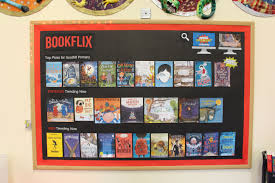 Bookflix Display Within Our School Hall Classroom Displays Ks2 Teaching Displays School Displays