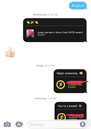 When people text or send imessages, they. Just Noticing This Now But After Sending Kudos Or Trash Talk To A Friend S Workout Or Achievement You Get Some Context In The Messages App Applewatch