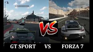 Gt Sport Vs Forza 7 Gameplay Comparison Ps4 Vs Xbox One Xbox One Xbox Phone Games