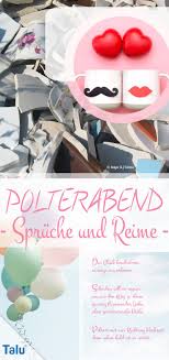 Polterabend Spruche Und Reime Fur Einladung Gastebuch Polterabend Spruche Polterabend Polterabend Einladung