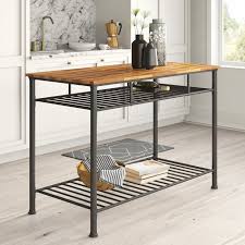 Tania Prep Table With Wood Top Furniture Furniture Styles Kitchen Style