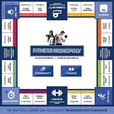 Need To Make A Kid Friendly Fitness Monopoly Workout Physical Education Activities Physical Education Lessons Health And Physical Education