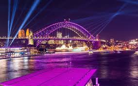 The Sydney Harbour Bridge Lit Up For Vivid Sydney 2019 Vivid May Nearly Be Over But There S Still More Pics Of In 2020 Visit Sydney Sydney Harbour Bridge Places To Go