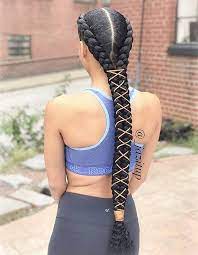 Useful 19 Two French Braids Black Hairstyles New Natural Hairstyles Natural Hair Styles Hair Styles Hairstyle