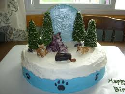 Wolf And Pups Animal Wolf Cake Cake Cake Decorating