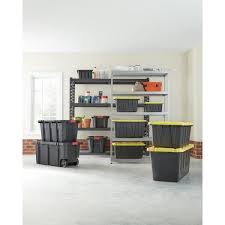 This first idea is the easiest and the don't forget to check out our home page for some more cool and useful storage ideas and items! Hdx 5 Gal Heavy Duty Storage Bin Hd5g 1pk The Home Depot