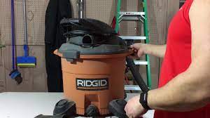 It sits on four casters and ready for any job. Ridgid 12 Gallon Wet Dry Vac Product Review Model Wd1270 Youtube
