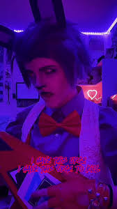 oooh look at me I’m so dark and spooky  #bonniethebunny#bonniefnaf#bonniecosplay#fnaf#fnafcosplay#fivenightsatfreddy#fivenightsatfreddys#fivenightsatfreddyscosplay#animatronic#fnafmovie#bonnie