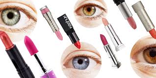 Long curly chestnut brown hair; Lipstick Eyecolor Combination Lipstick Based On Eye Color