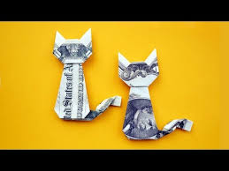 199 Easy Money Cat Origami Dollar Gift Idea Animal Tutorial Diy Youtube In 2020 Easy Money Origami Money Cat Dollar Bill Origami