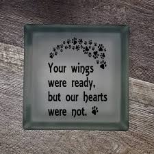 These svg, png, dxf, eps & jpg cutting files have been **click here to see our store for more names and necklaces**limited time onlythis item is not available in stores.guaranteed safe checkout. Lighted Glass Block Pet Memorial Your Wings Were Ready But Our Heart Kelly Belly Boo Tique