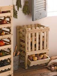 Potato gift best of 14 fun creative ideas using potato. Wood Potato Bin Wood Potato Storage Bin Gardener S Supply Potato Storage Bin Home Diy Potato Storage