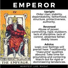 It is used in game playing as well as in divination. The Emperor Tarot Card Meanings