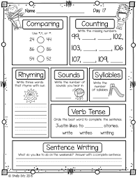Free Spiral Review For First Grade Great For Morning Work Homework Or Small Groups First Grade Freebies Morning Work Morning Work Freebie