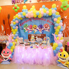 70th Birthday Party Ideas For Mom Philippines Baby Shark Du Du Du Du Du Baby Shark Party Theme For Kimmy Yovanka Berly 1st Birthday Shark Themed Birthday Party Shark Theme Birthday Shark Birthday Cakes