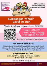 Maybe you would like to learn more about one of these? Covid 19 Prihatin Fund Utm Calls For Aid And Ddvcri Will Answer Utm Newshub