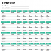 Einfach effizient übersichtlich jetzt kostenlos testen. Kostenlose Excelvorlagen Zum Download Papershift Excel Vorlage Dienstplan Schichtplan Erstellen