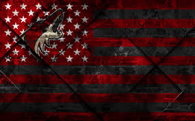 Maybe you would like to learn more about one of these? Download Wallpapers Arizona Coyotes 4k American Hockey Club Grunge Art Rhombus Grunge Texture American Flag Nhl Glendale Arizona Usa National Hockey League Usa Flag Hockey For Desktop With Resolution 3840x2400 High Quality