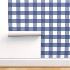 We've gathered more than 5 million images uploaded by our users and sorted them by the most popular ones. Peel And Stick Removable Wallpaper Blue Buffalo Plaid Check Gingham Brush Stroke Walmart Com Walmart Com