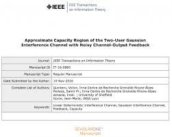 Looking for a marketing position? New Submission To Ieee Trans Inf Theory By Quintero Perlaza Esnaola And Gorce Cybernets Inria
