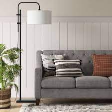 Knox Adjustable Floor Lamp Threshold In 2020 Farmhouse Floor Lamps Black Floor Lamp Living Room Black Floor Lamp Both are practical designs to deal with the issue of adjustability.