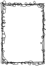 Black And White Classroom Border Clip Art For Newsletters Announcements School Graphics Clip Art Borders Doodle Borders Borders
